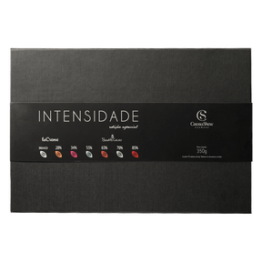 Caixa de Tabletes de Chocolate Intensidade 350g