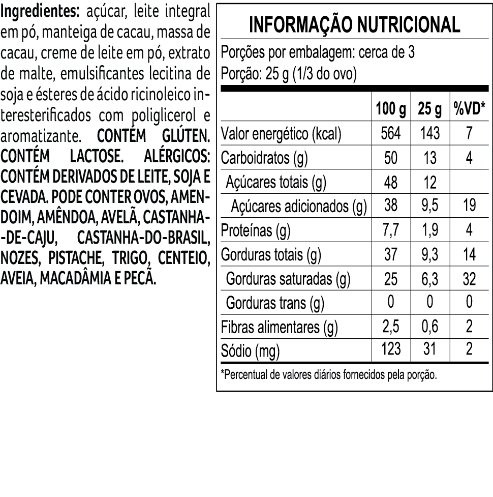 Ovo Cacau Magia ao Leite 80g