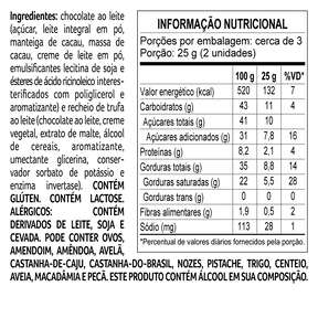 Caixa de Trufas laCreme ao Leite e Branco 160g