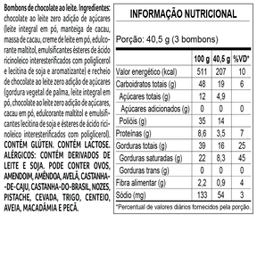 Ovo de Páscoa laCreme ao Leite Zero Adição de Açúcar 180g