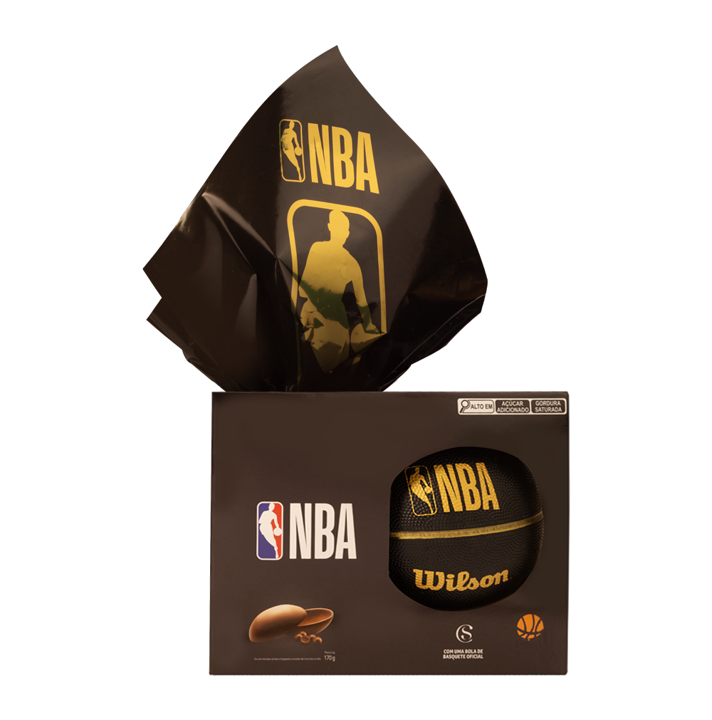 Ovo de Páscoa ao Leite Chocoesportes Bola NBA 170g