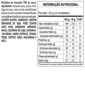 Ovo de Páscoa Bendito Cacao Chocolate 70% 348g